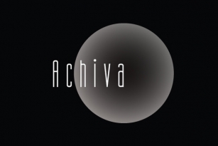Achiva Font Font Download