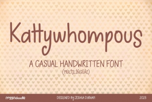 Kattywhompous Font Font Download