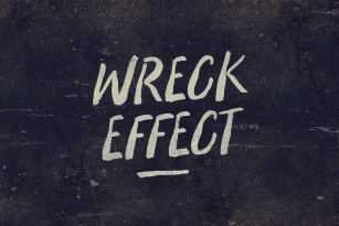 Wreck Effect Font Font Download
