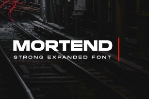 Mortend Font Font Download