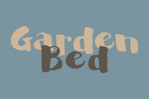 Garden Bed Font Font Download