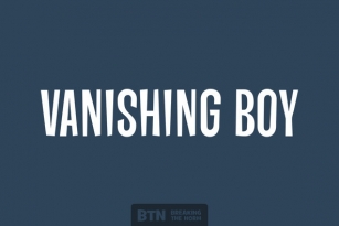 Vanishing Boy Font Font Download