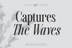 Captures The Waves Font Font Download
