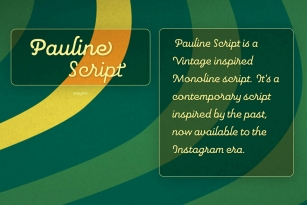 Pauline Script Font Font Download