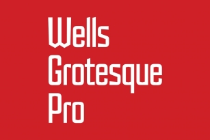 Wells Grotesque Pro Font Font Download
