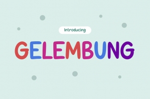Gelembung - Fun Kids Font Font Download
