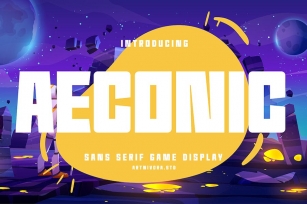 Aeconic - Sans Serif Font Font Download