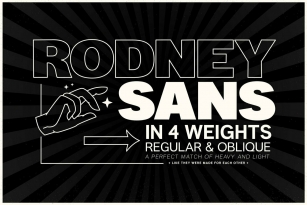 Rodney Sans Font Font Download