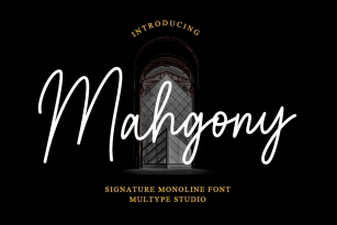 Mahgony Font Font Download