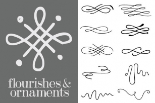 Flourishes and Ornaments Font Font Download