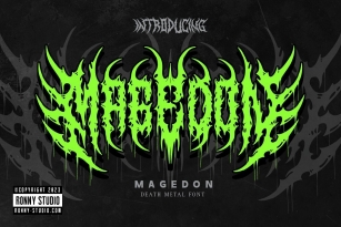 Magedon Font Font Download