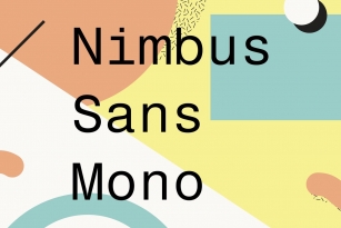 Nimbus Sans Mono Font Font Download