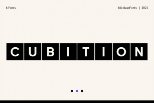 Cubition Font Font Download