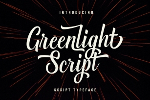 Greenlight Script Font Font Download