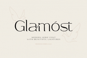 Glamost Font Font Download