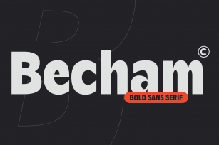 Becham Font Font Download