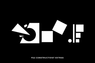 P22 Constructivist Extras Font Font Download