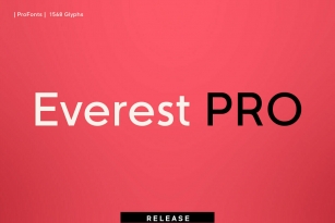 Everest Pro Font Font Download