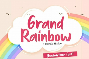 Grand Rainbow Font Font Download