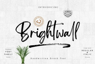 Brightwall Font Font Download