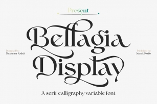Bellagia Display Font Font Download