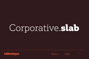 Corporative Slab Font Font Download
