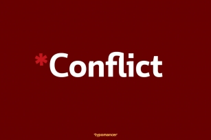 Conflict Font Font Download
