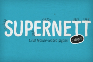 Supernett Font Font Download