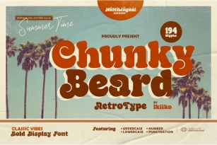Chunky Beard Font Font Download