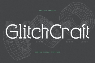 Glitchcraft Modern Display Typeface Font Font Download