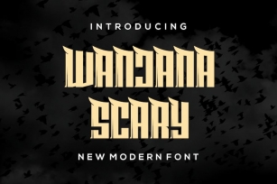 Wanjana Scary Font Font Download