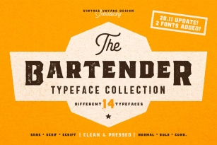 The Bartender Collection Font Font Download