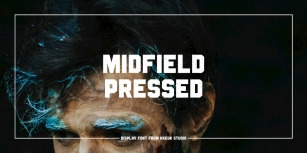 Midfield Pressed Font Font Download