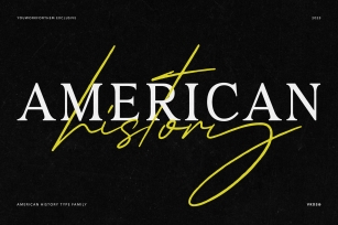 American History Duo: Reviving Early American Culture in Typography Font Download