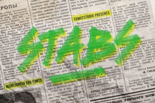 Stabs Highlighter SVG Fonts Font Download