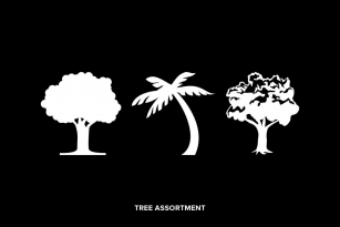 Tree Assortment Font Font Download