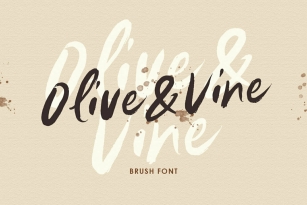 Olive and Vine Font Font Download