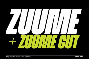 Zuume Font Font Download