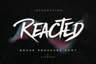 Reacted Font Font Download