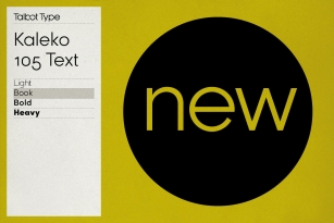 Kaleko 105 Text Font Font Download