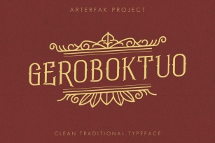 Geroboktuo Font Font Download