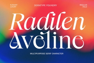 Radilen Aveline Font Font Download