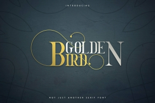 Golden Bird and Extras Font Font Download