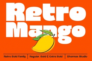 Retro Mango Font Font Download