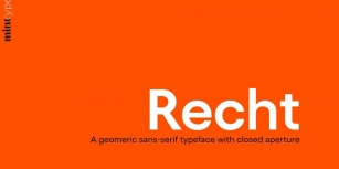 Recht Font Font Download