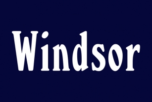 Windsor Font Font Download