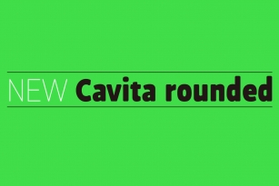 Cavita Rounded Font Font Download