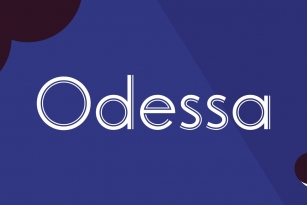 Odessa Font Font Download