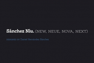 Sanchez Niu Font Font Download