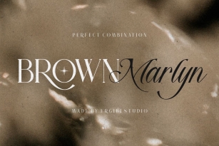 Brown Marlyn Font Font Download